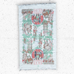 Vintage 80s Star Wars Return of The Jedi Kids Towel 21 x 37 Ewok Forest